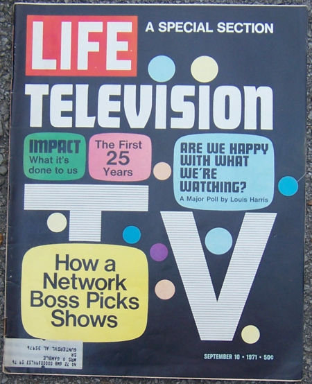 Life Magazine September 10, 1971 Special Television