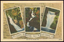 Postcard of Buckhill Falls Pennsylvania in the Poconos