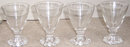 Set of Four Anchor Hocking Bubble Cocktail Glasses