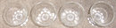 Set of Four Anchor Hocking Bubble Cocktail Glasses