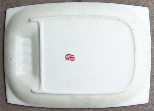 Large Lefton China Ashtray with Paris Scene in Center