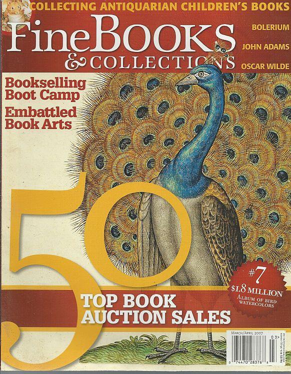 Fine Books and Collections Magazine March/April 2007 John Adams/Maps/Children's
