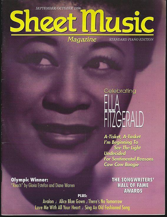 Sheet Music Magazine September/October 1996 Ella Fitzgerald/Hall of Fame/Olympic