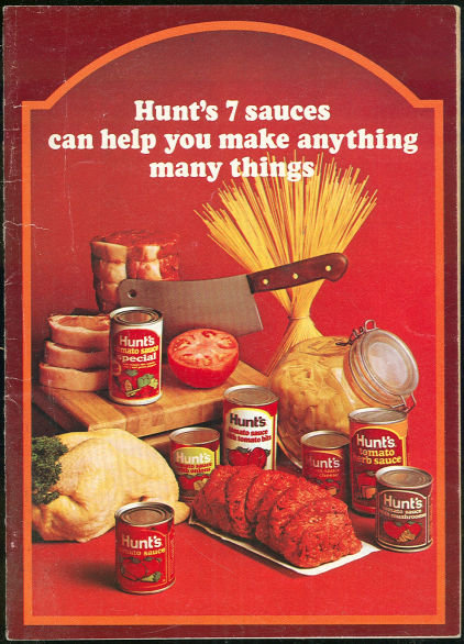Hunt's Seven Sauces Can Help You Make Anything 1972