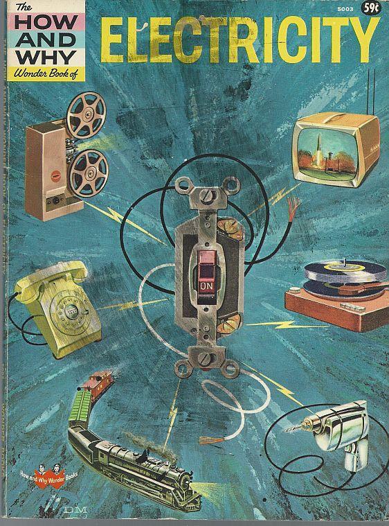 How and Why Wonder Book of Electricity by Dr. Jerome Notkin 1960 Illustrated