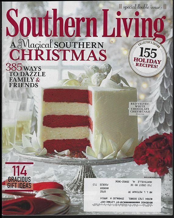 Southern Living Magazine December 2013 Magical Southern Christmas/Wreaths/Cajun