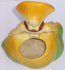 Southern Belle in Bright Yellow Dress Planter