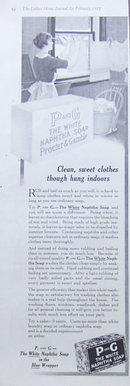 P and G White Naphtha Soap 1917 Magazine Advertisement