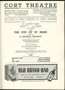 Playbill Eve of St. Mark by Maxwell Anderson 1943