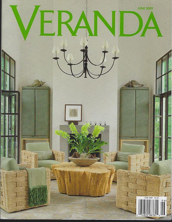 Veranda Magazine June 2009 Dallas Garden Room Cover/Carolyn Rorhm/Raoul Dufy