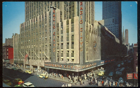 Postcard of Radio City Music Hall, New York City, New York