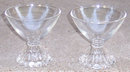 Set of Two Anchor Hocking Bubble Sherbet Glasses