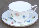 Crown Staffordshire Spring Flowers Cup and Saucer