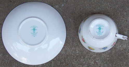 Crown Staffordshire Spring Flowers Cup and Saucer