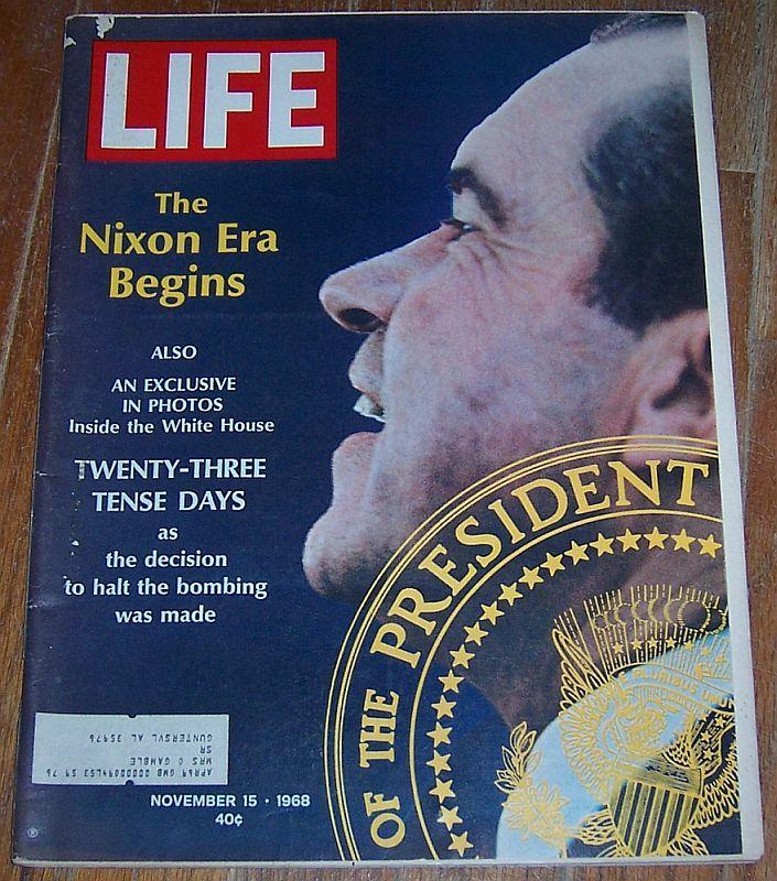 Life Magazine November 15, 1968 Nixon Era Begins Cover/Scientology/Gordon Parks