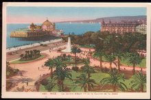 Postcard of Nice, Le Jardin Albert et le Casino, France