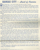 Greater Kansas City Curt Teich 1943 Souvenir Folder