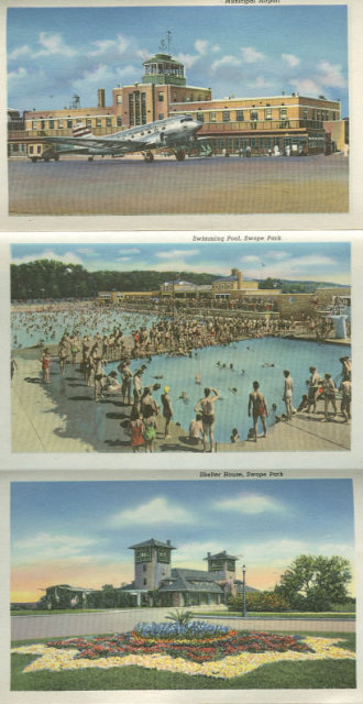 Greater Kansas City Curt Teich 1943 Souvenir Folder