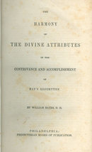 Harmony of the Divine Attributes by William Bates 1850s