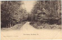 Postcard of Fern Avenue, Rye Beach, Maine
