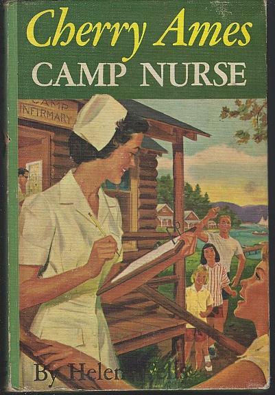 Cherry Ames Camp Nurse by Helen Wells 1957 Girl's Series #19 Pictorial Cover