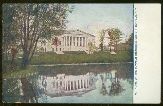 Postcard of Buffalo Historical Society, Buffalo, New York