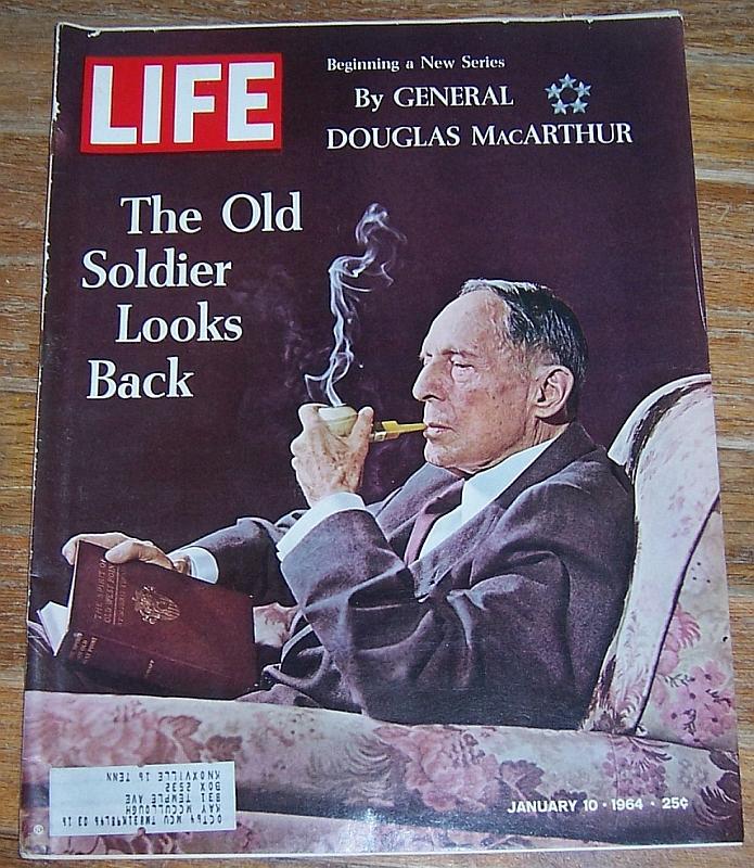 Life Magazine January 10, 1964 General Douglas MacArthur On cover