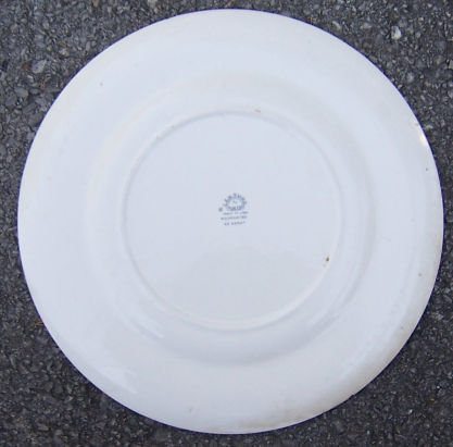 Salem China Century Plate with Godey Ladies Decal