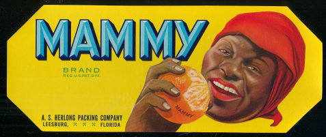 Mammy Brand Leesburg, Florida Citrus Can Label