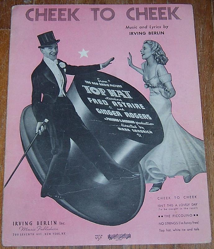 Cheek to Cheek From Top Hat starring Ginger Rogers and Fred Astaire 1935 Music