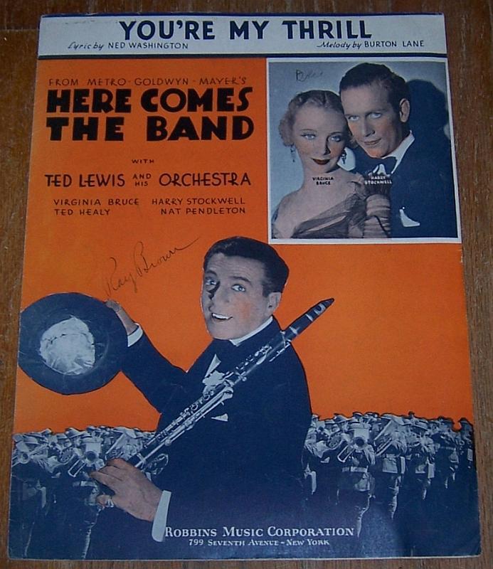 You're My Thrill From Here Comes the Band Starring Virginia Bruce 1935 Music