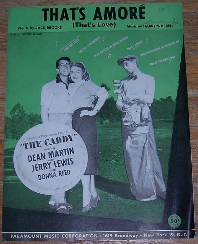 That's Amore (That's Love) From The Caddy starring Dean Martin and Jerry Lewis