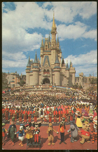 Postcard of Cinderella Castle at Walt Disney World