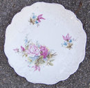 Victorian Embossed Small Plate with Roses
