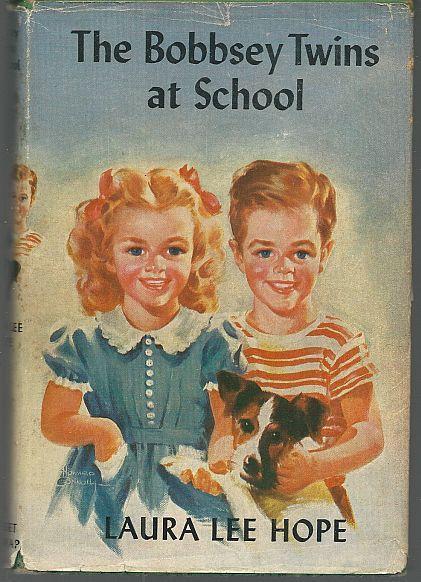 Bobbsey Twins ar School by Laura Lee Hope 1941 with Dust Jacket Illustrated #4