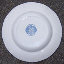 Staffordshire Liberty Blue Independence Hall Plate