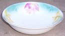 Vintage German Pink and Yellow Floral Serving Bowl