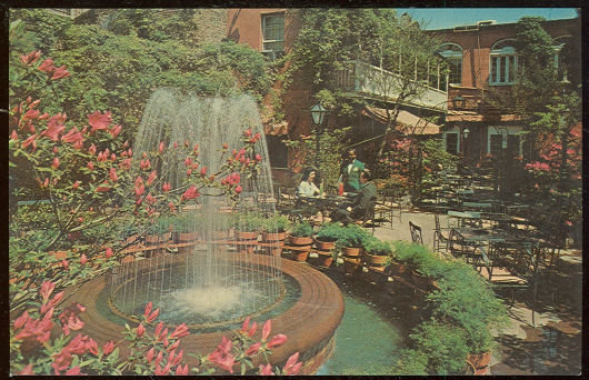 Postcard of Pat O'Brien's Restaurant, New Orleans, Louisiana