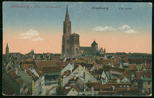 Postcard of Total View of Strasbourg, Austria
