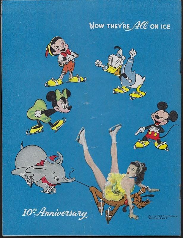 Ice Capades Tenth Edition 1950 Program Walt Disney Toy Shop/Bobby Sprecht
