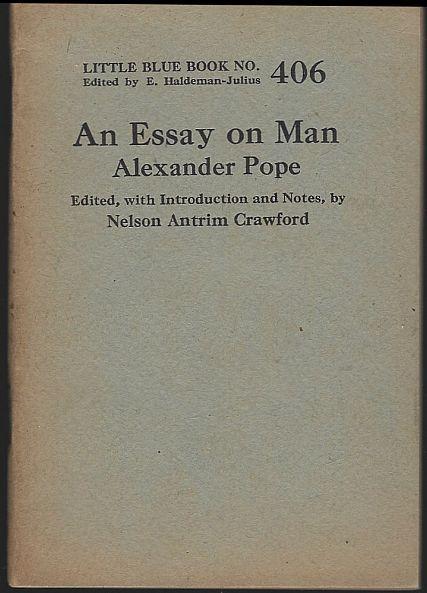 Essay on Man by Alexander Pope Little Blue Book #406 Haldeman-Julius 1927