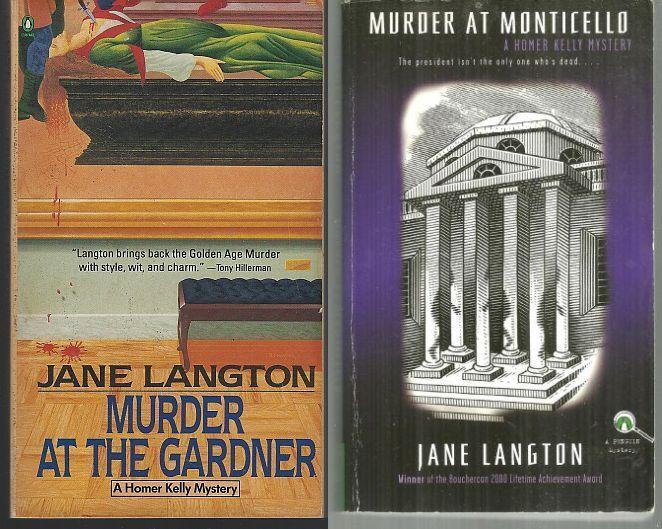 Lot Two Homer Kelly Cozy Mysteries by Jane Langton Gardner Mus/Monticello 7, 15