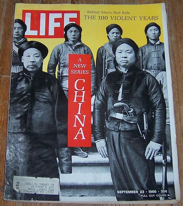 Life Magazine September 23, 1966 Mao's Red Rule The 100 Violent Years China