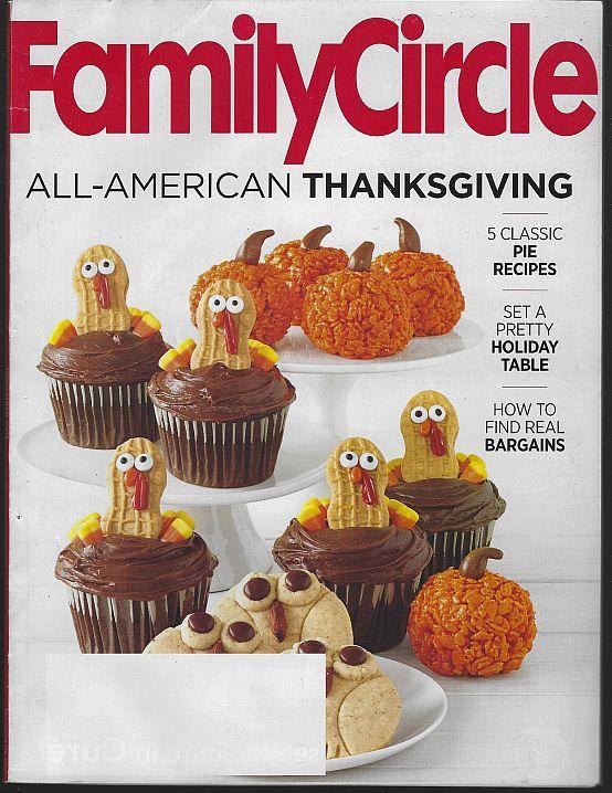 Family Circle Magazine November 2015 Thanksgiving/Jack Black/Holiday Tables
