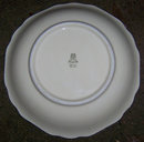 US Zone Germany Jaeger Soup Bowl with Red/White Flowers