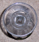 Vintage Ruby Flashed Sunken Honeycomb Souvenir Goblet