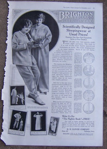 Brighton Carlsbad Sleepingwear 1916 LHJ Advertisement