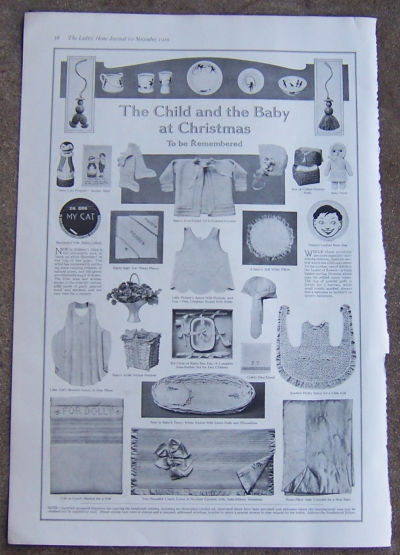 The Child and Baby at Christmas 1916 LHJ Page