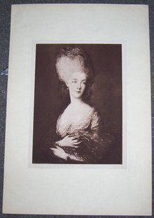 Print of a Lovely Eighteenth Century Lady