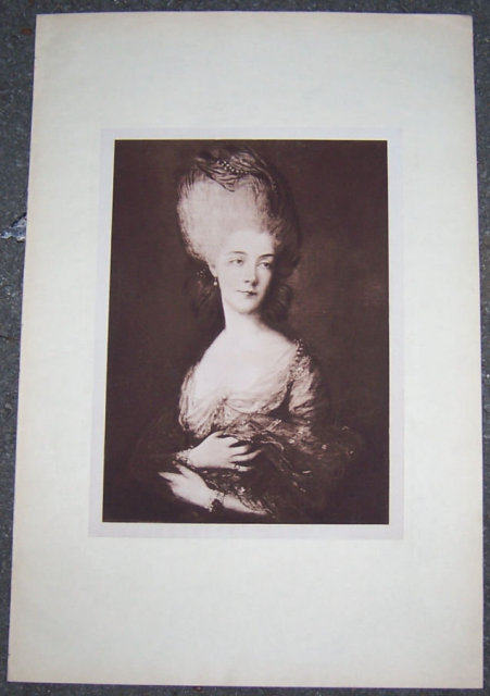 Print of a Lovely Eighteenth Century Lady